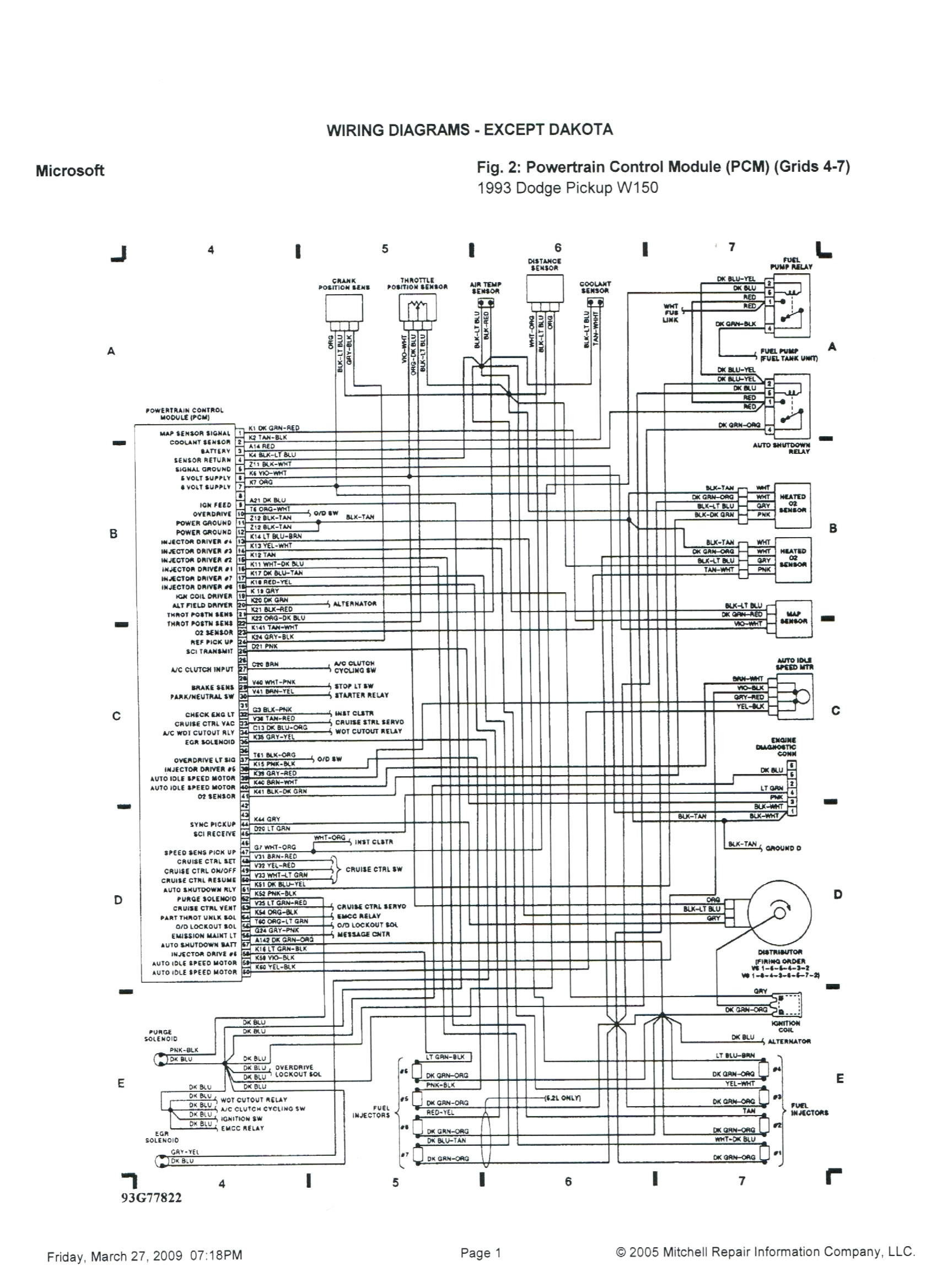 Dodge Service Manuals PDF, Fault Codes and Wiring Diagrams -  trucksfreemanuals Cummins Starter Wiring Diagram Truck Manuals PDF Free Download